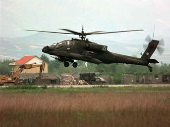 Askeri helikopter düştü!