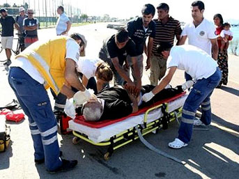 Ambulans profesörü bulamamış