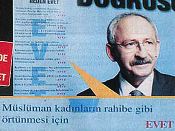 CHP'den afiş açıklaması