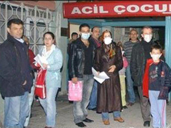 Acil servislerde domuz gribi yoğunluğu