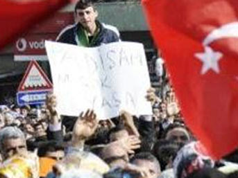 Erdoğan bu pankarta çok kızdı