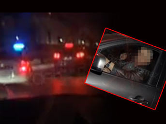 Polisten kaçtı, taksi durağına sığındı