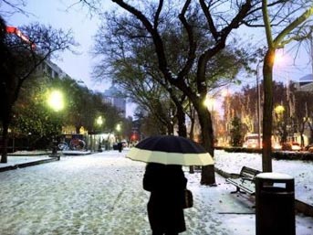 Kar ya�d�, zina patlad�