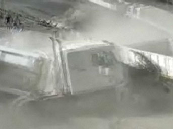 Şili'de inanılmaz trafik kazası