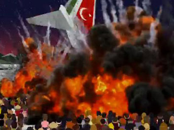 Ay-yıldızlı uçakla intihar saldırısı