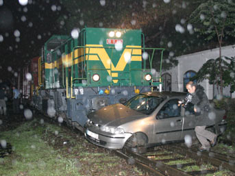 Tren kazasında mucize kurtuluş