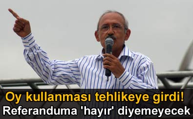 Referanduma 'hay�r' diyemeyecek