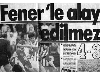 Unutulmaz F.Bahçe-G.Saray derbi manşetleri