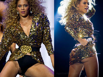 Beyonce'dan unutulmaz frikik