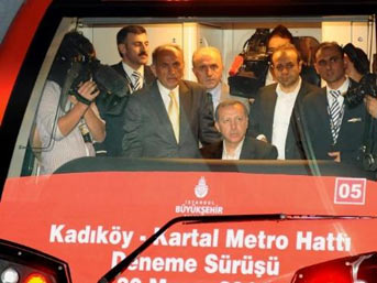 Erdoğan deneme sürüşünde