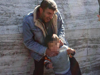 Baba 4 yaşındaki çocuğunu kesmek istedi