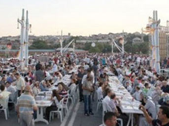15 bin kişiye iftar