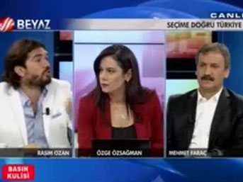 Canlı yayında kavga