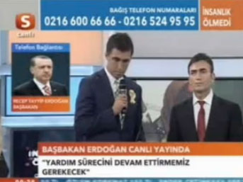 Canlı yayında Afrika'ya 25 milyon TL bağış