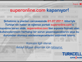 Superonline.com kapanıyor