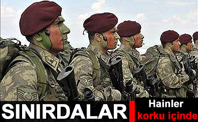 Bordo bereliler sınırda