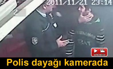 Polis dayağı kamerada