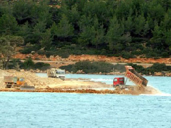 Güvercinlik'te inşaat yeniden başladı