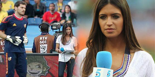 Berlusconi’nin kanalı, 2010 Dünya Kupası’nın dikkat çeken İspanyol kaleci Casillas’ın sevgilisi Sara Carbonero’yu transfer etti.